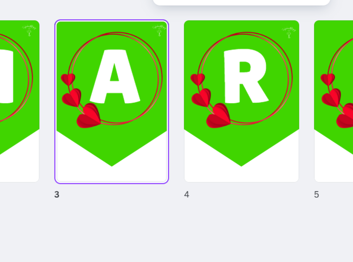 8 Marca - Dzień Kobiet, girlanda