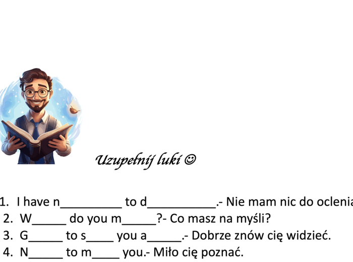 Powtórka przed egzaminem ósmoklasisty za 1 zł !!!- 30 zwrotów z lukami + KLUCZ