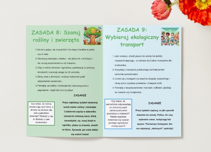 Klasowy kodeks ekologiczny. 10 zasad przyjaznych środowisku