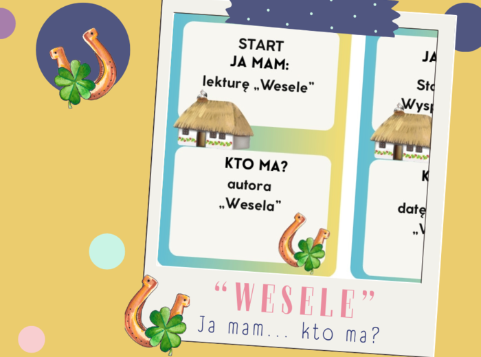 "Wesele" - gra z serii "Ja mam... kto ma?"