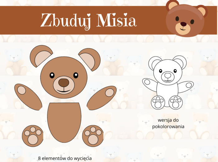 Zbuduj misia - kreatywny projekt plastyczny na Dzień Pluszowego Misia