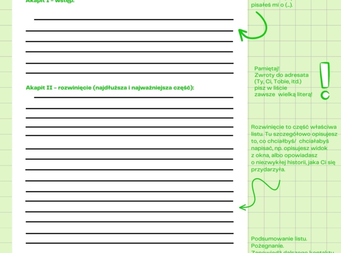 Karty pracy - wypowiedzi pisemne