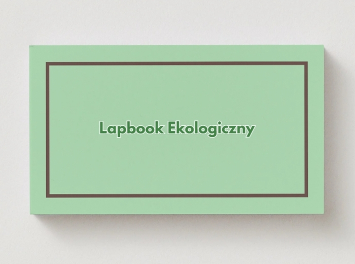 Lapbook ekologiczny dla dzieci