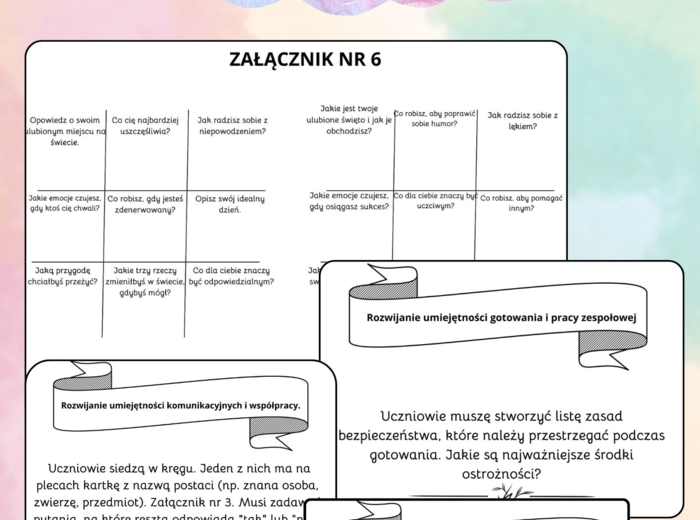 Rozwijające zadania dla młodzieży 4-8