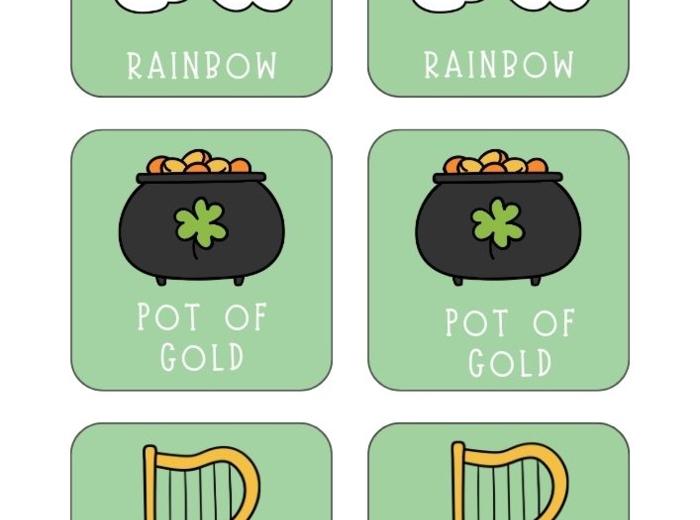 St. Patrick's Day Memory Game