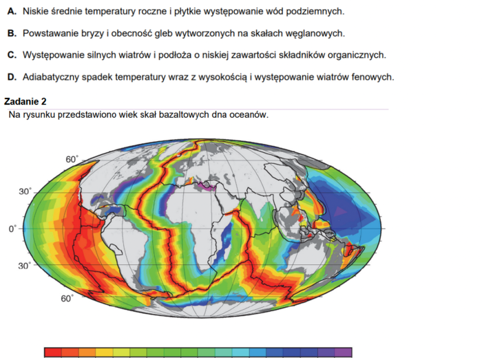 Zadania maturalne z geografii – Listosfera