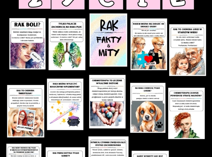Rak - fakty i mity. Dzień walki z rakiem - gazetka