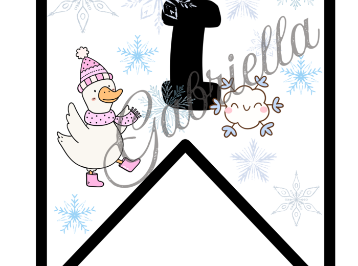 Ferie zimowe girlanda