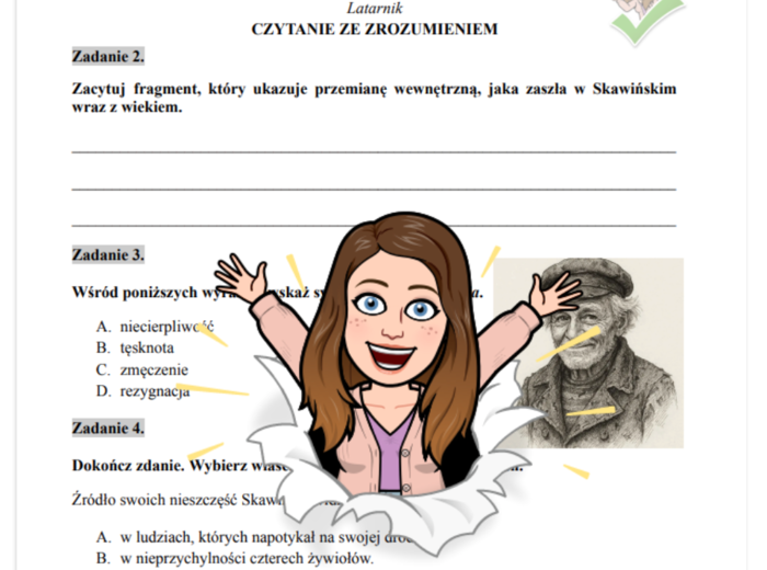 Latarnik - czytanie ze zrozumieniem