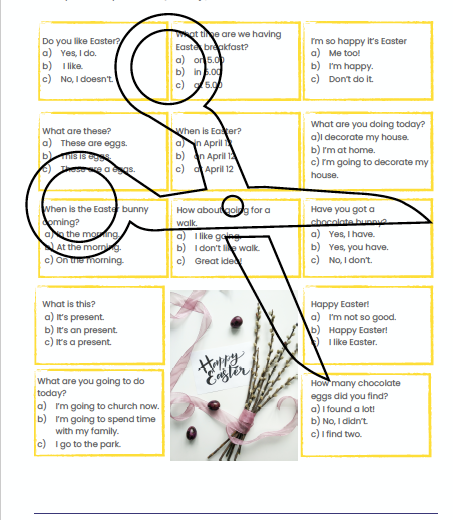 Easter exercises klasa 6-8