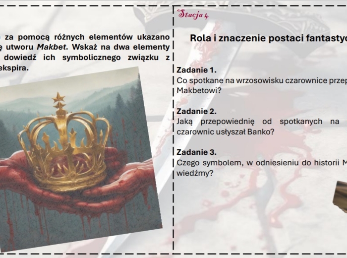 Stacje zadaniowe dla liceum - zestaw