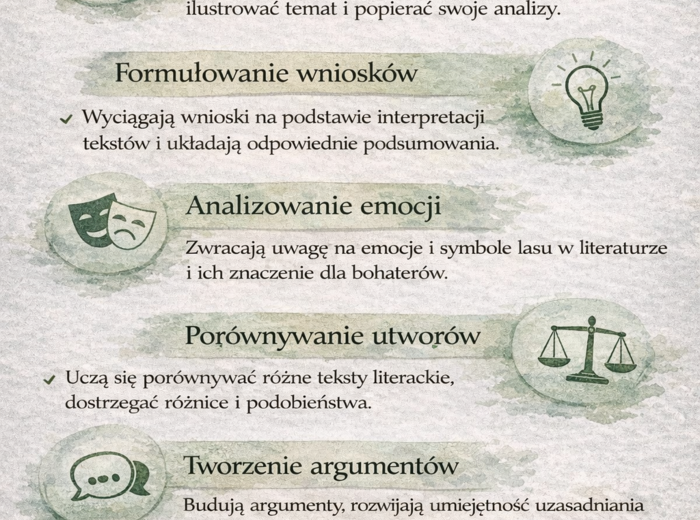 Las jako bohater literacki