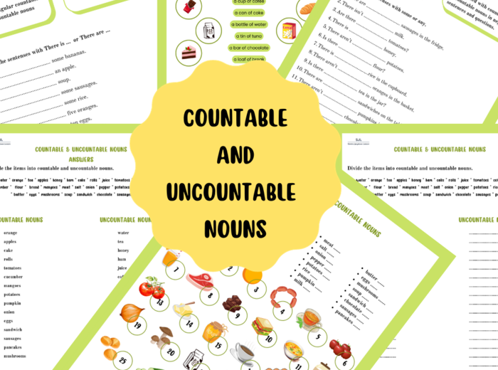Countable and uncountable nouns / rzeczowniki policzalne i niepoliczalne