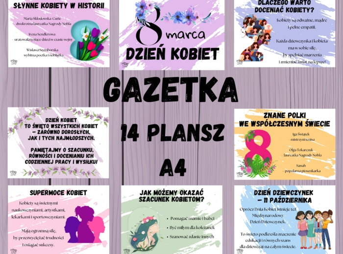 Dzień Kobiet gazetka