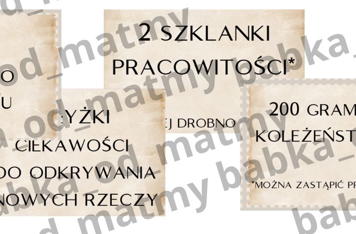 SZKOLNE SMAKOŁYKI: RECEPTURA NA SUKCES - 15 składników na udany rok szkolny (gazetka klasowa)!