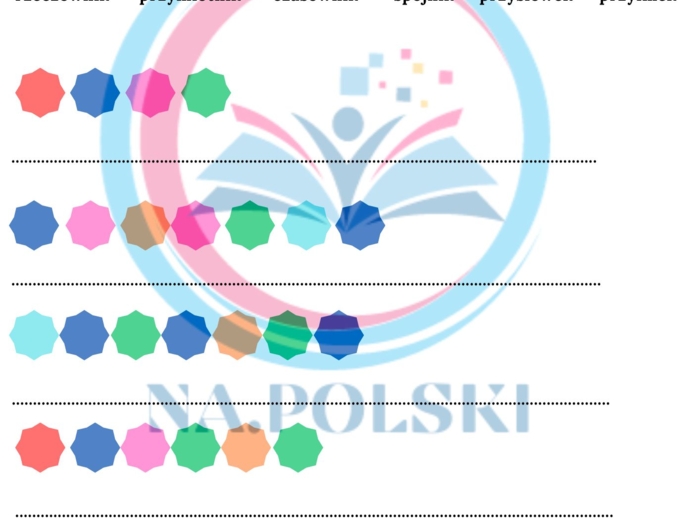 Zakodowane zdania - powtórka z części mowy