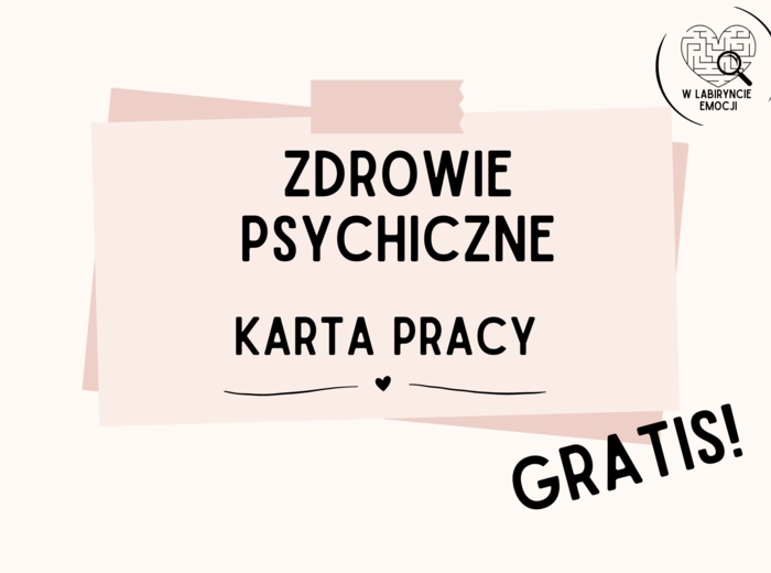Karta pracy "Zdrowie psychiczne"