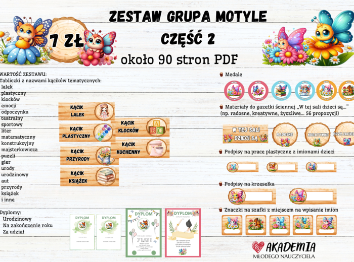 ZESTAW GRUPA MOTYLE 2