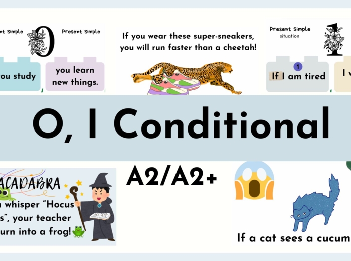 0,1 conditional A2/A2+, E8, matura podstawowa- 10 kreatywnych ćwiczeń