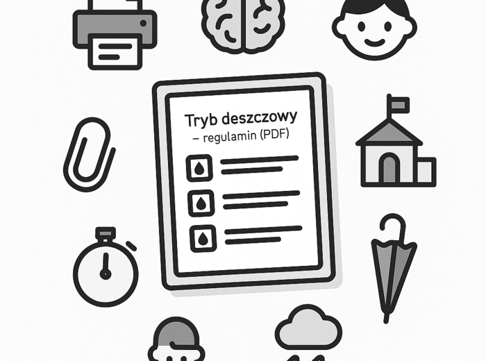 Regulamin „Tryb deszczowy – zasady przerw”