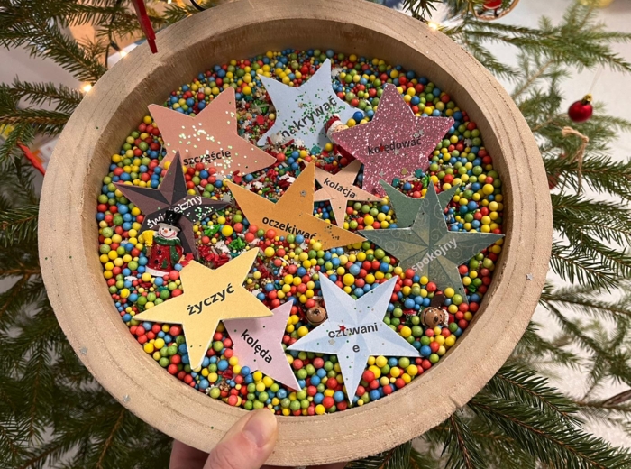 Części mowy - gwiazdki - zima