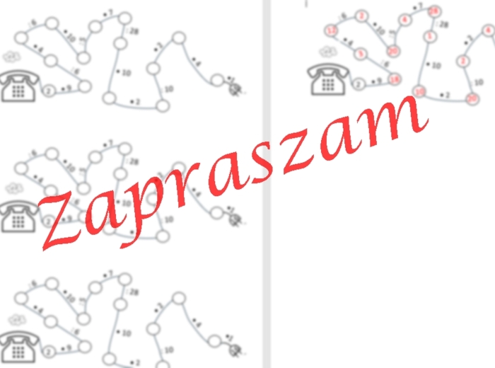 Matematyczny telefon - tabliczka mnożenia, dzielenia.