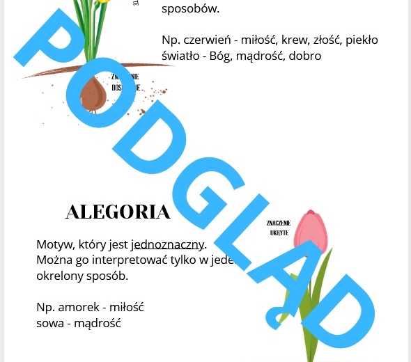 Przypowieść - karta pracy, notatka + klucz odpowiedzi i gratis