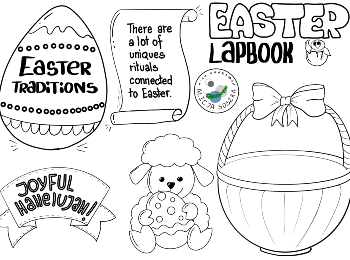 Easter LAPBOOK by Alicja Soszka