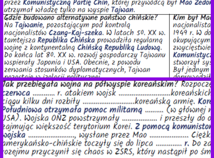 Kres kolonializmu. Zmiany geopolityczne w Azji i Afryce – notatki i karta pracy