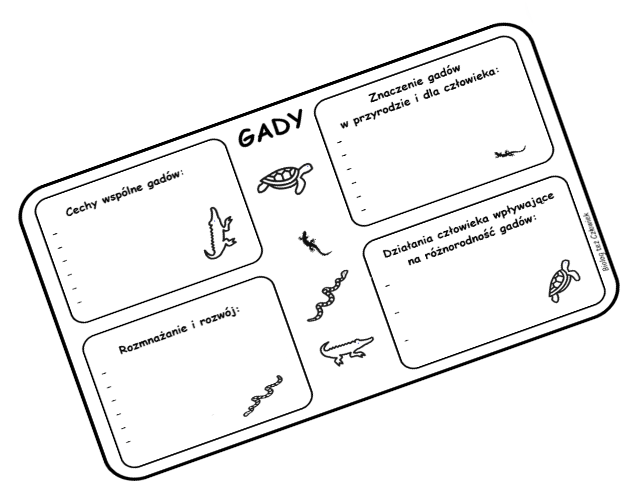 Gady - biologia - klasa 6