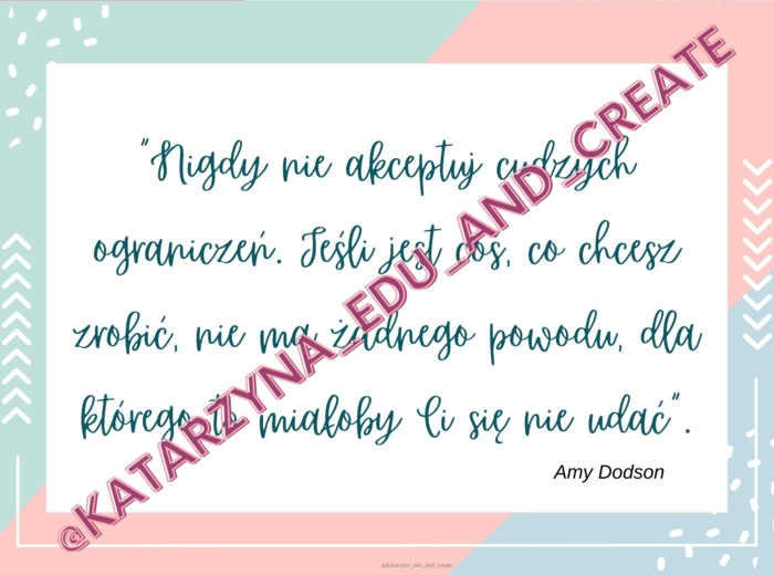 Plakaty z cytatami - Dzień Kobiet