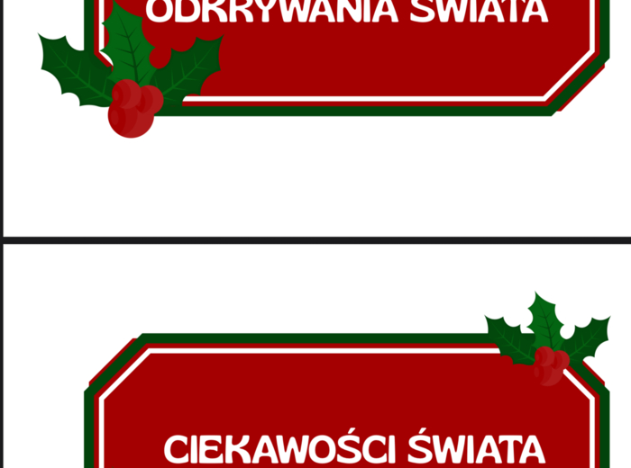 GAZETKA NA BOŻE NARODZENIE, ŚWIĘTA