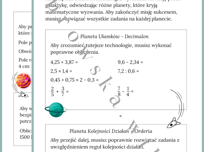 Kosmiczna Misja Matematyczna