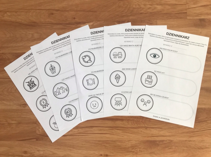 Dziennikarz - karty z pytaniami # TUS #treningumiejętnościspolecznych