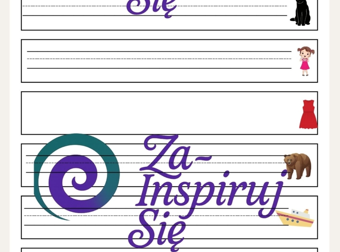 Pismo uproszczone- karty pracy