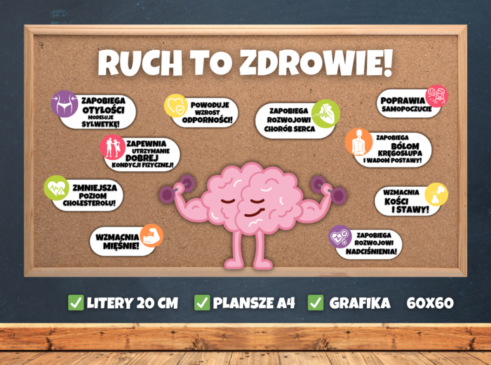 Gazetka szkolna - RUCH TO ZDROWIE!