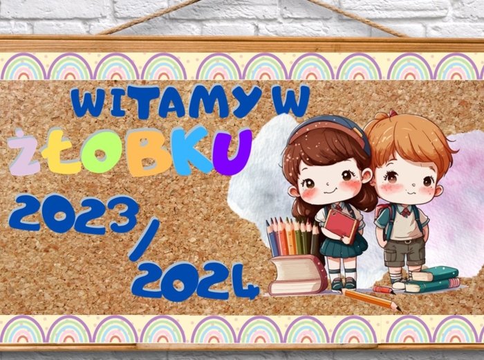 Gazetka na tablice- Witamy w przedszkolu, szkole, po wakacjach, żłobki