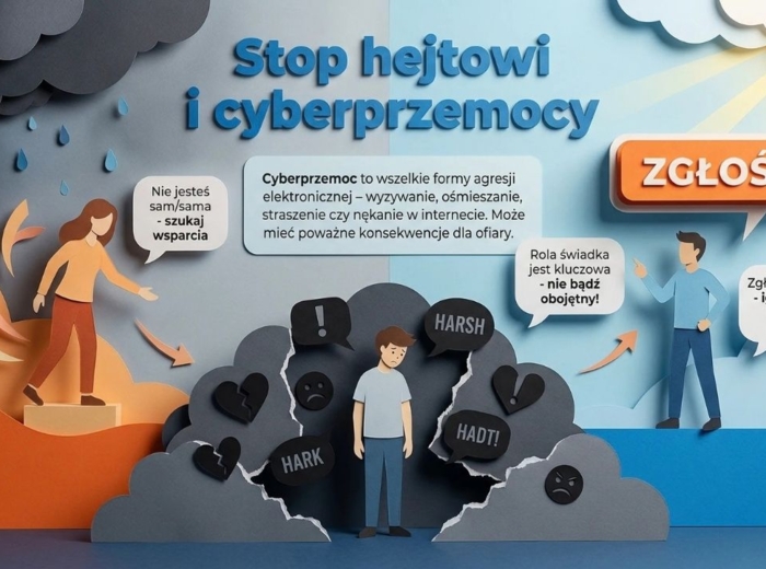 Dzień Bezpiecznego Internetu – gazetka szkolna / prezentacja (18 plansz)