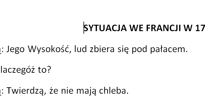 Drama - rewolucja francuska