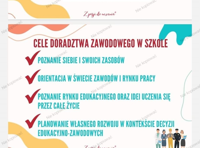 Doradztwo zawodowe - cele doradztwa w szkole oraz kompetencje kluczowe uczniów pdf