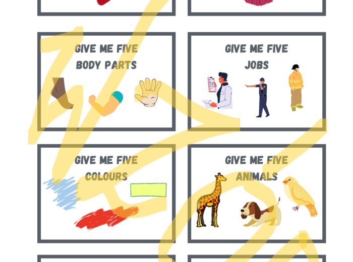 Angielski: Give me 5 - rozgrzewka językowa