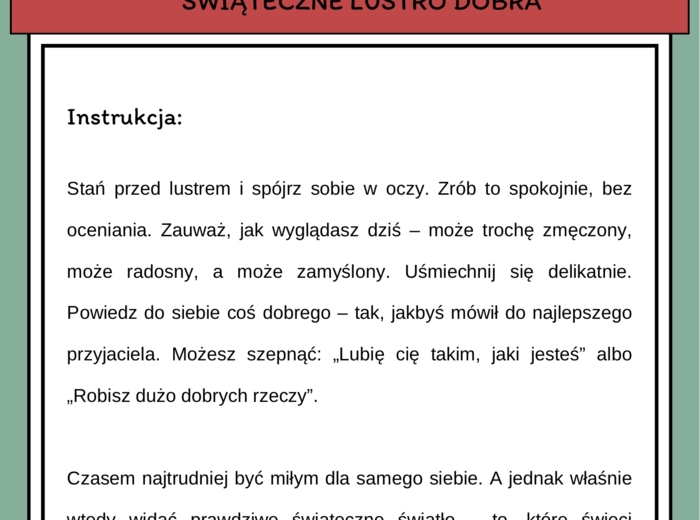 Grudniowe zaklęcia uważności