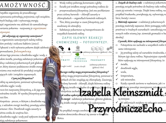 Książeczka/sketchnotka/notatka/wklejka/ściąga dla ucznia i przypomnienie dla nauczyciela/edukacja domowa. Temat „Samożywność” w pdf. Biologia 5, dział „Budowa i czynności życiowe organizmów”. Nowość 2024/2025.