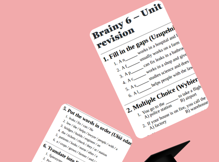 Brainy 6 – Unit 1 – vocabulary revision