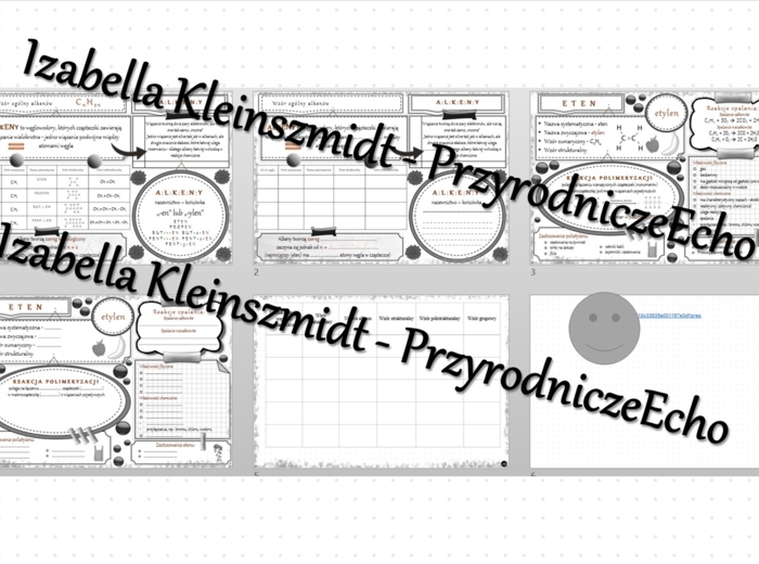 Minizestaw na temat „Alkeny. Eten” – sketchnotka + karta pracy w power point + gratisowy link do prezentacji multimedialnej niekomercyjnej wykonanej w genial.ly do indywidualnego pobrania i użycia do celów niekomercyjnych. Chemia 8, „Węglowodory”