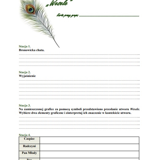 Stacje zadaniowe dla liceum - zestaw