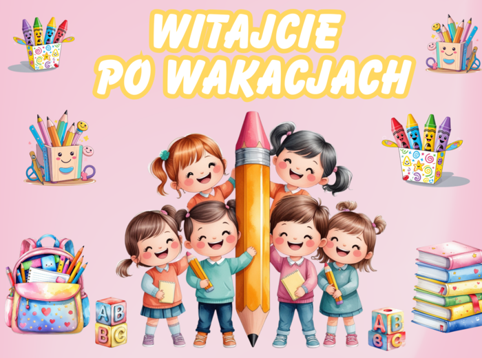 🎉 DEKORACJA "WITAJCIE PO WAKACJACH"☀️📚