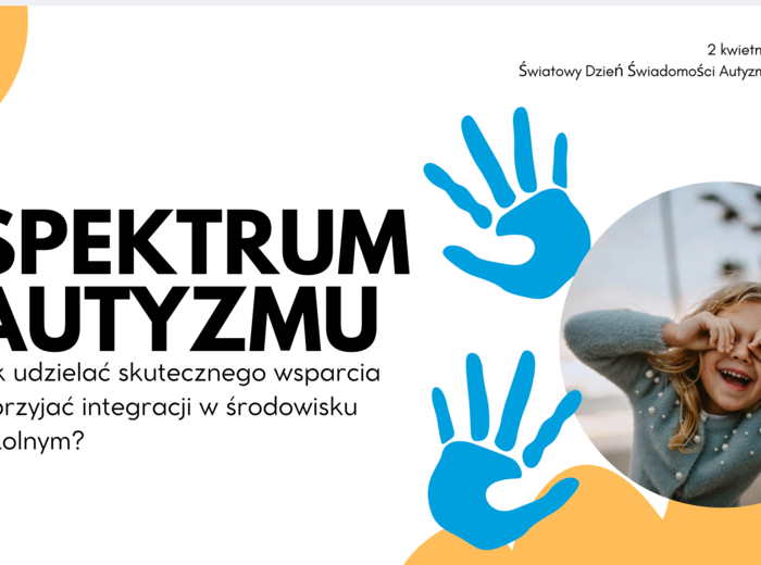 SPEKTRUM AUTYZMU - gotowa prezentacja + plan wypowiedzi dla prowadzącego na zebrania z rodzicami, szkolenie kadry pedagogicznej, dla uczniów. Dzień Świadomości Autyzmu