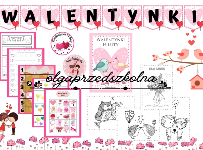 Walentynki - zestaw