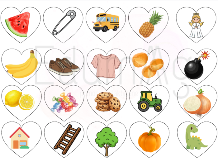 Walentynkowy alfabet